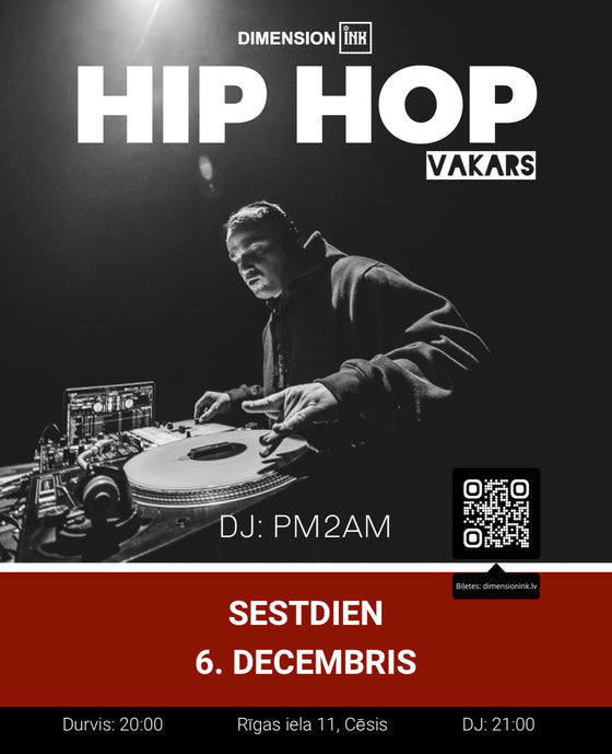 HIP HOP Vakars ar DJ PM2AM 06.12.2025