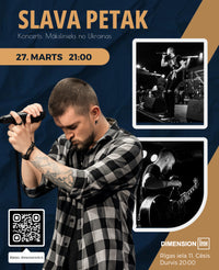 “Slava Petak” Koncerts: Mākslinieks no Ukrainas 27.03.2026