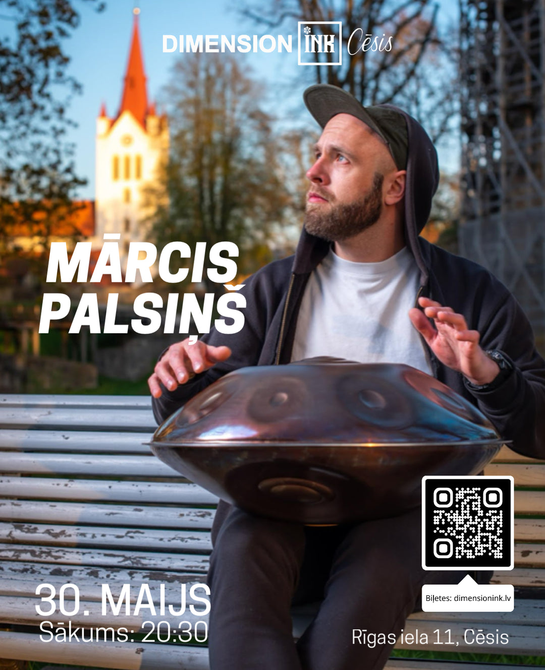 Mārcis Palsiņš handpan koncerts 30.05.2026